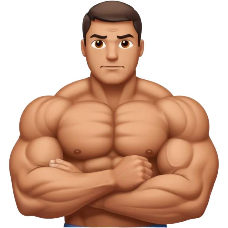 big muscular man arm only emoji