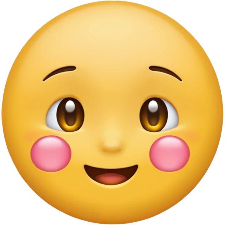 Cute Blushing emoji  emoji
