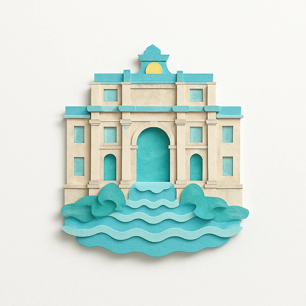 trevi fountain emoji