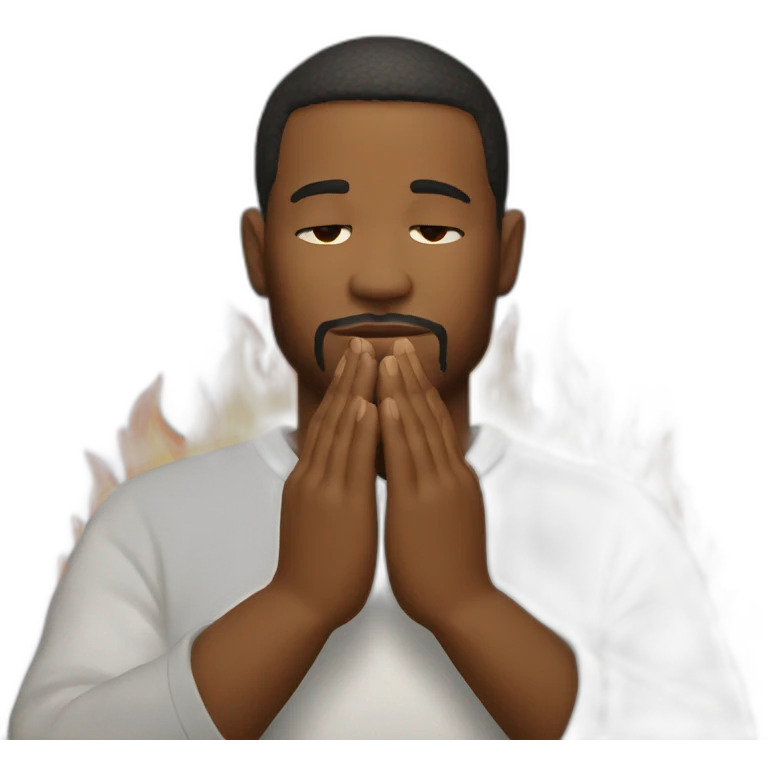 fire pray emoji