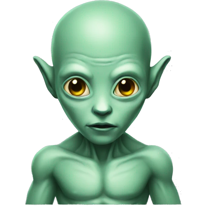 Human alien  emoji