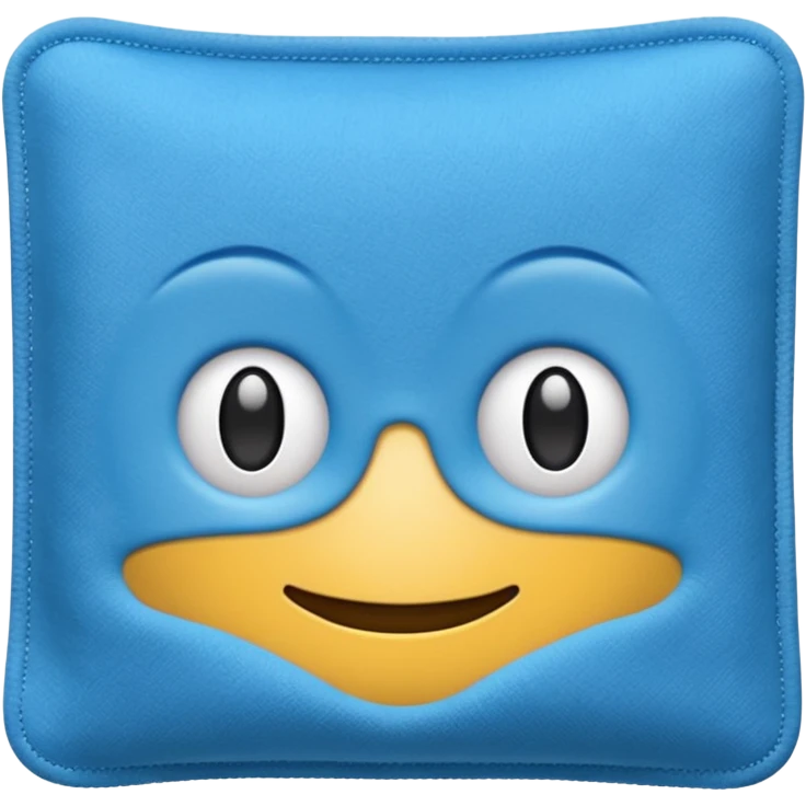 blue microfiber cloth cleaner emoji