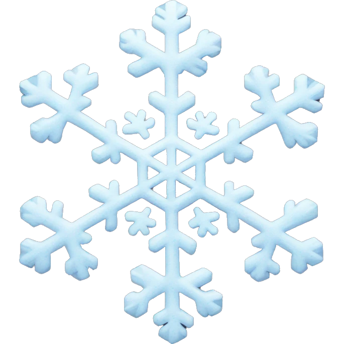 Snowflake emoji