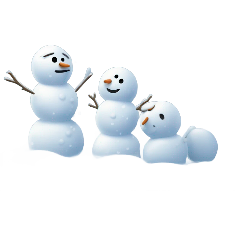 Snow emoji