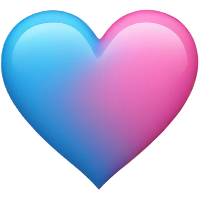 Pink and blue heart emoji