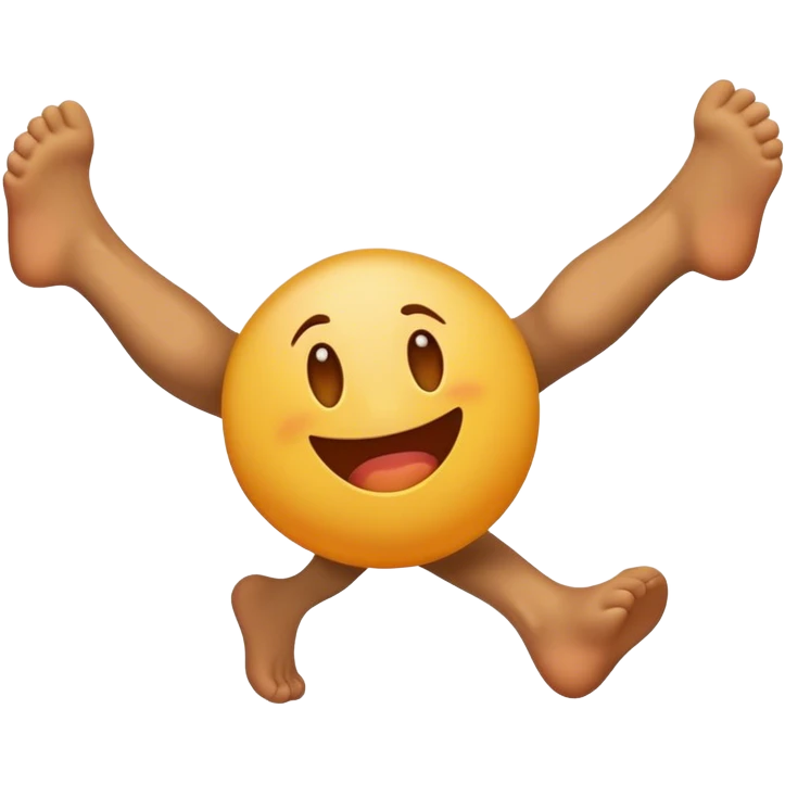 emoji kicking its feet emoji