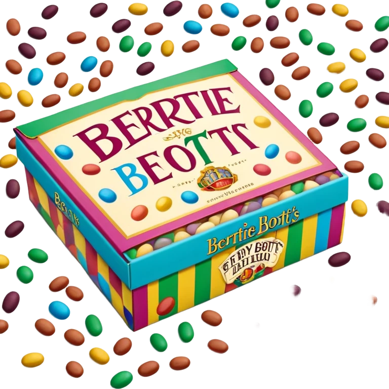 Bertie bott’s every flavour beans box emoji