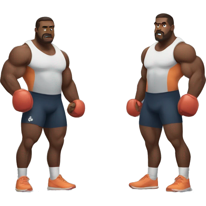 two strong bears training emoji