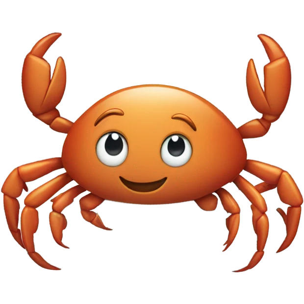 Crab in the shower emoji