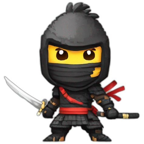 pixel-art chicken ninja-assassin emoji