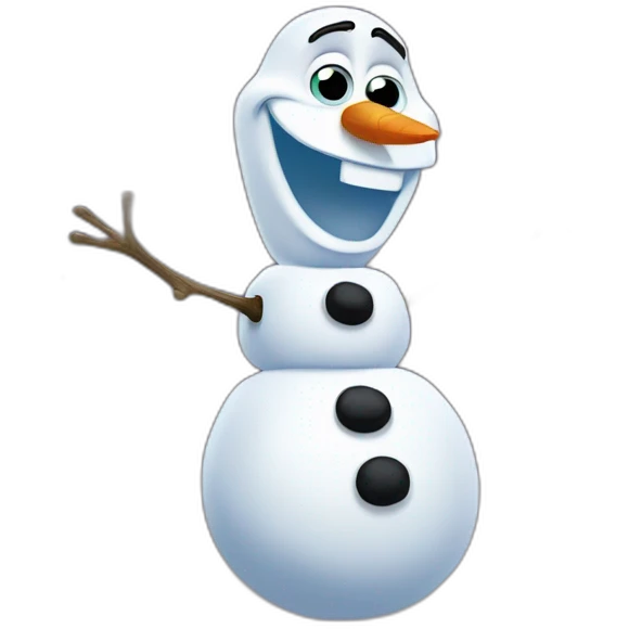 Olaf sous les étoiles emoji