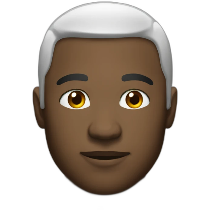 Liston negro emoji