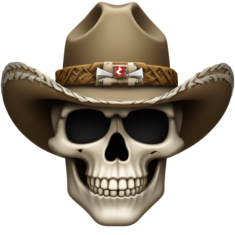 Gunfighters skull  emoji