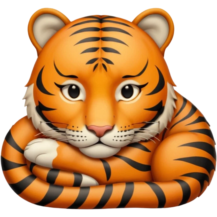 Tiger good night  emoji