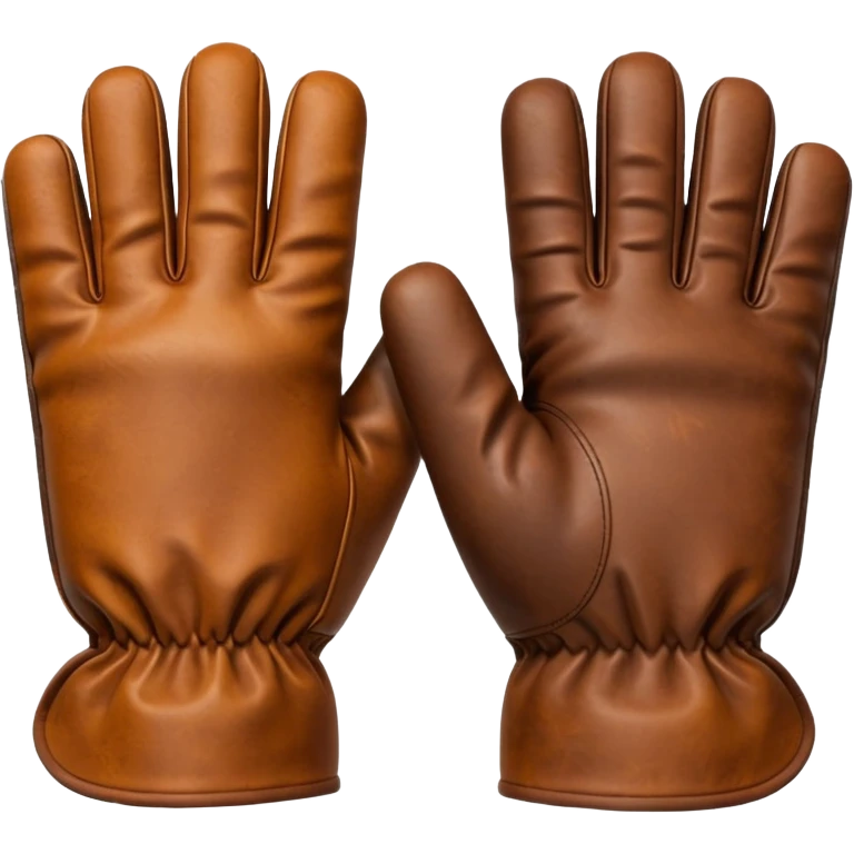 gloves gardening with dirt emoji