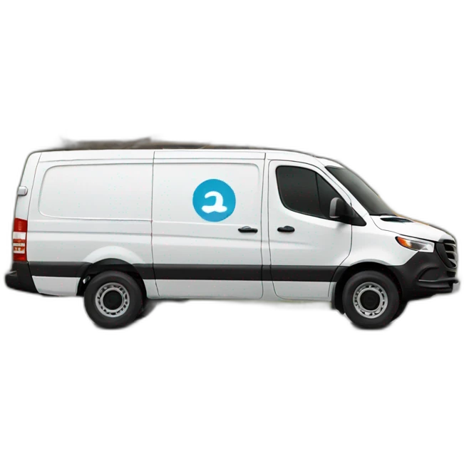 sprinter van WITH AMAZON LOGO emoji