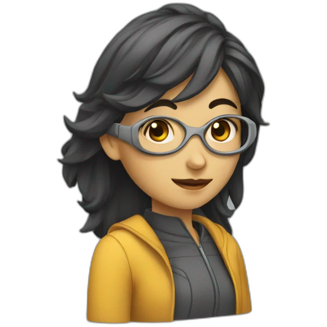 animi woman coder emoji