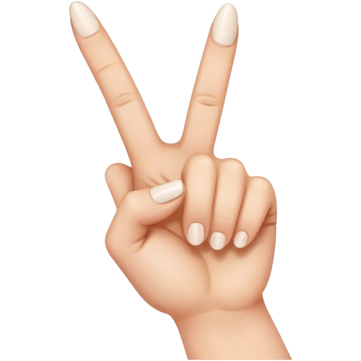 middle finger with bow emoji