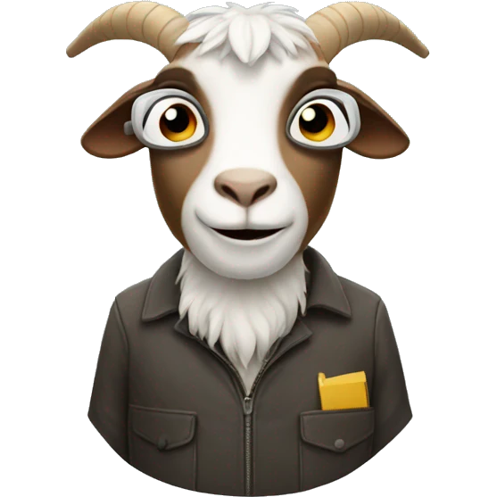 Goat filmmaker emoji