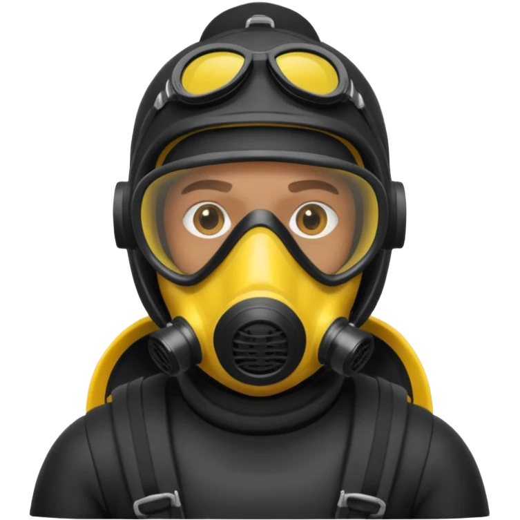man with scuba mask   emoji