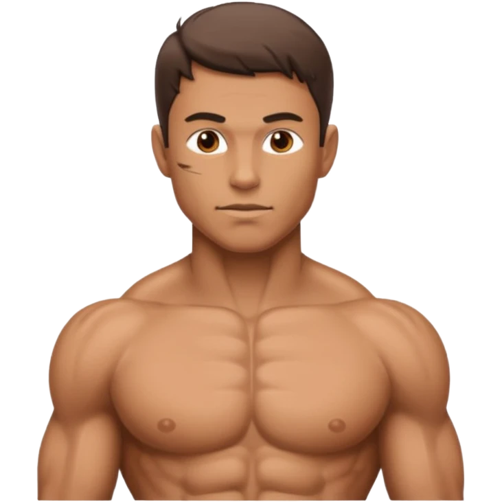 Anatomically correct nude man emoji