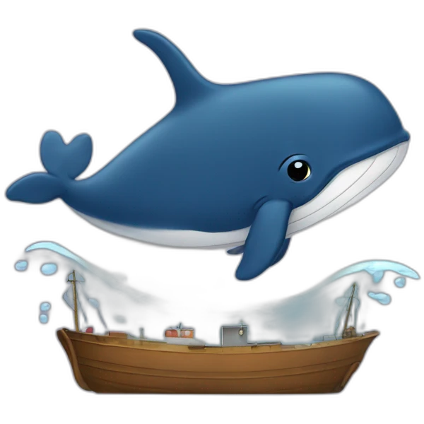 The Docker's whale emoji