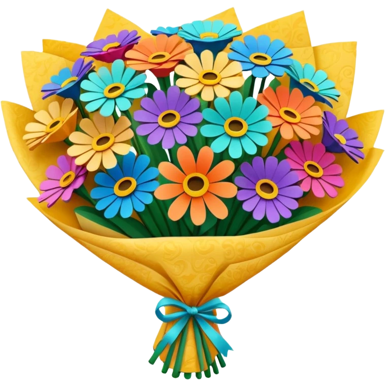 Bouquet Flower Wrap emoji