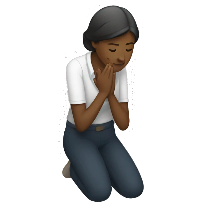 Female bowing to male  emoji
