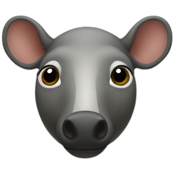 tapir head emoji