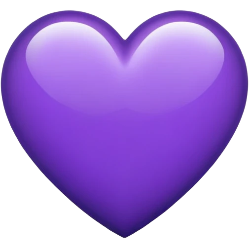 Indigo Purple Heart emoji