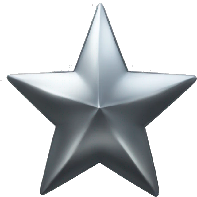Metal star emoji