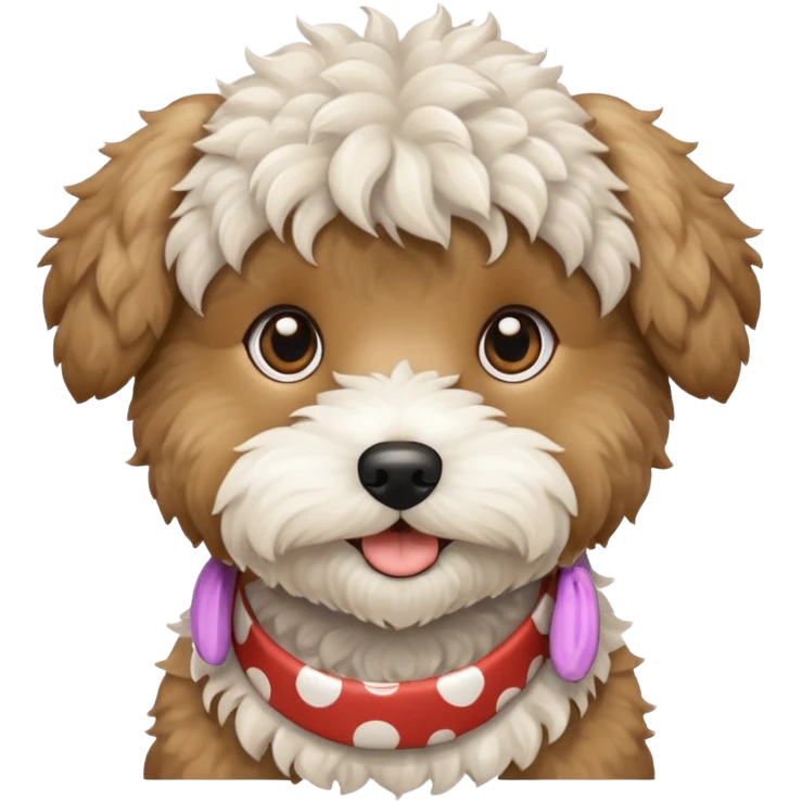 Schnoodle dog emoji