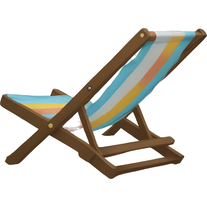 Beach chair emoji