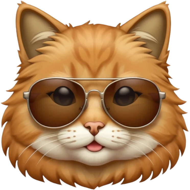 Cat wearing sunglasses emoji