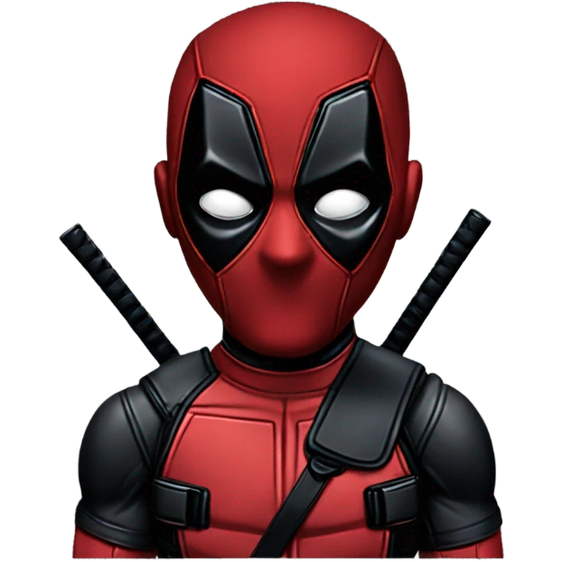Black deadpool emoji