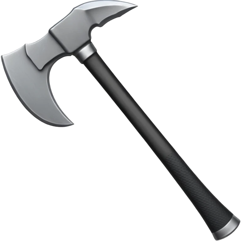 black metal climbing axe pointy curvy edges emoji