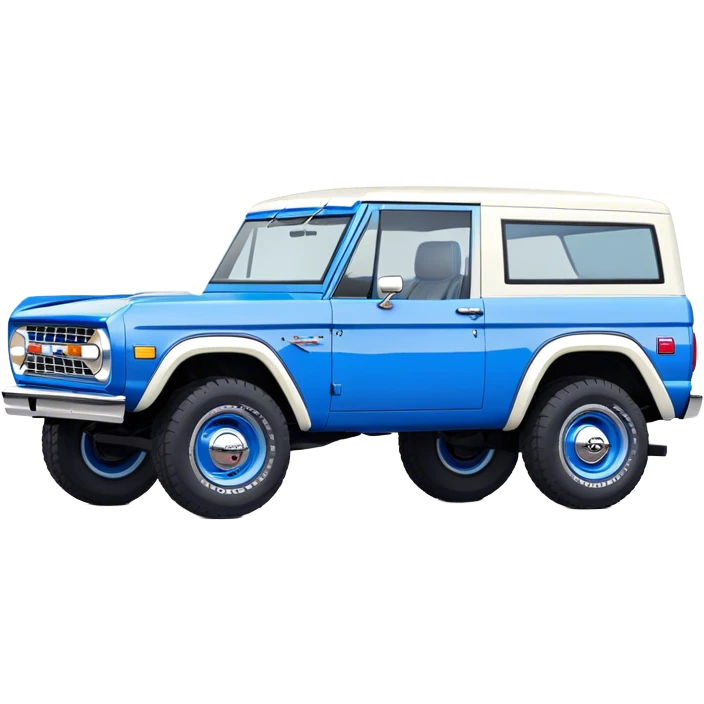 Ford Bronco - Ford (Model Year: 2021) (Iconic colour: Blue) emoji