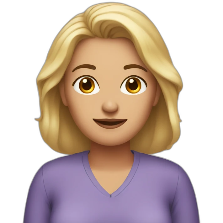 Husband-less Middle age women emoji