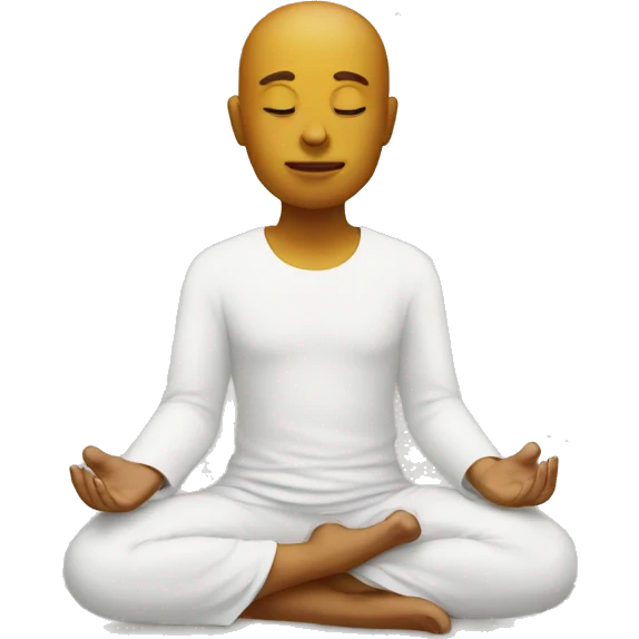 meditation emoji