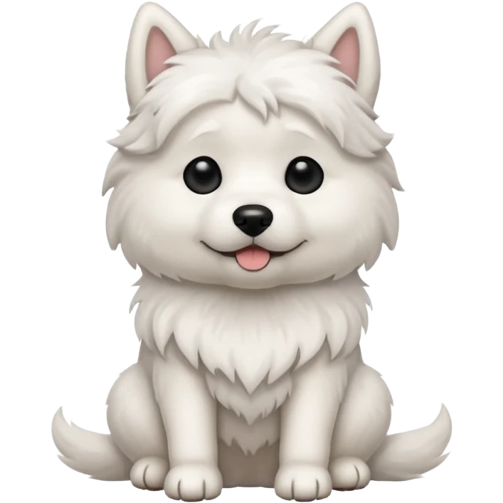 White dog emoji