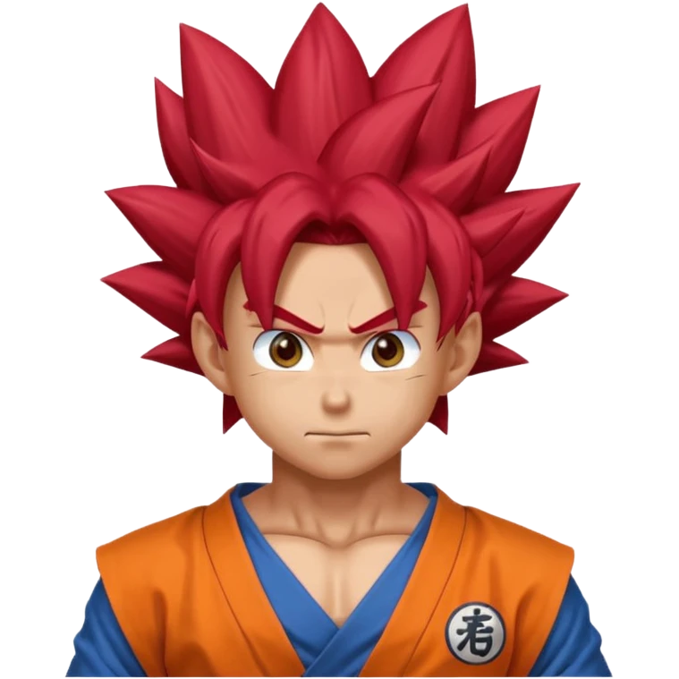goku super Saiyan god
 emoji