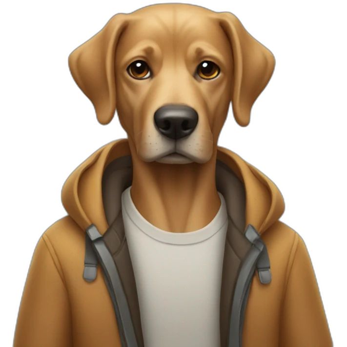 Dog man emoji