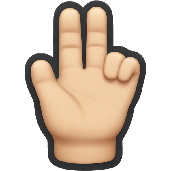 index finger clicking top view  emoji
