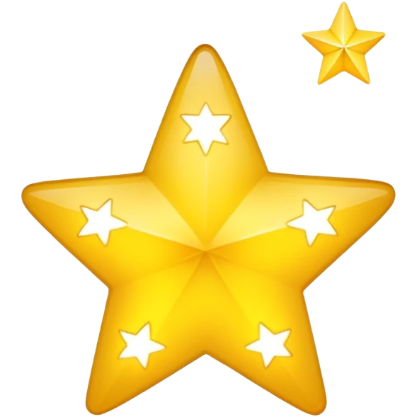 yellow stars twinkling emoji