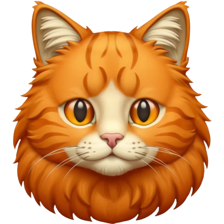 Big orange saviour cat emoji emoji