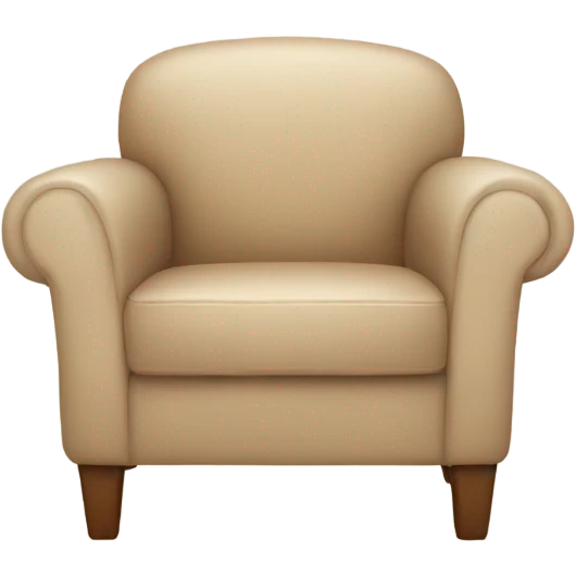 beige armchair emoji