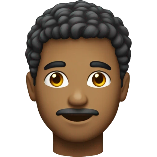 menino beje claro de cabelo curto preto emoji