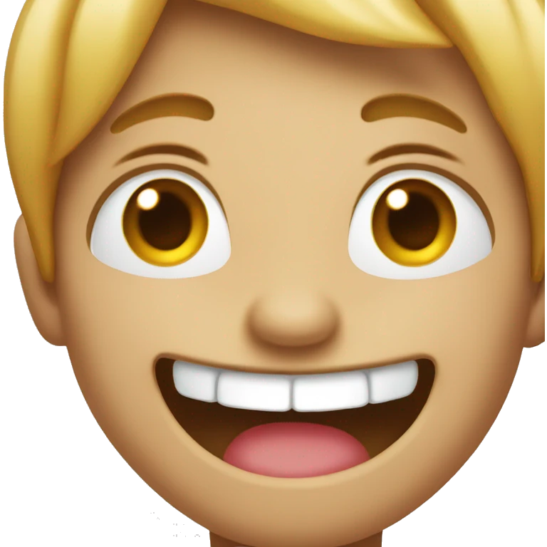 Cute laughing emoji  emoji