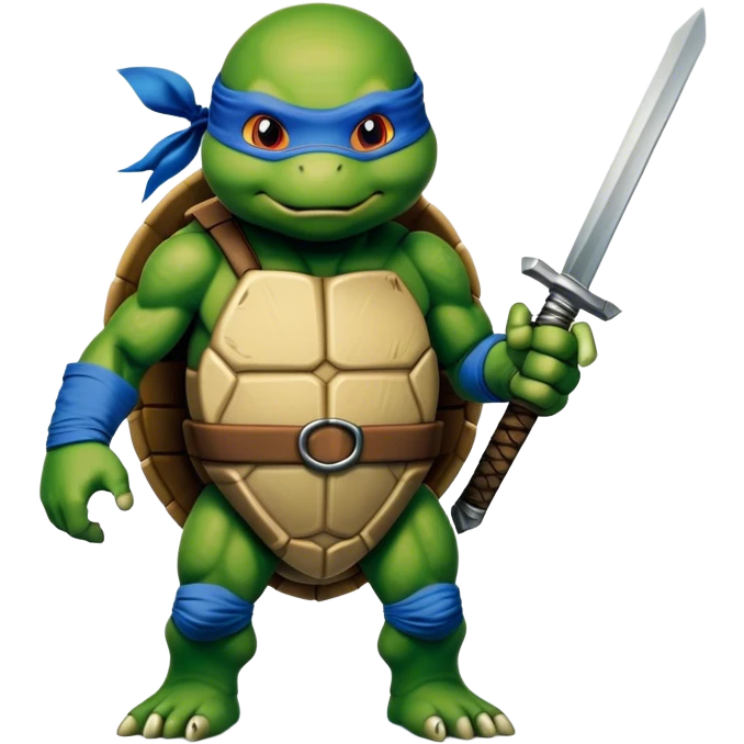 teenage mutant ninja turtle leonardo emoji