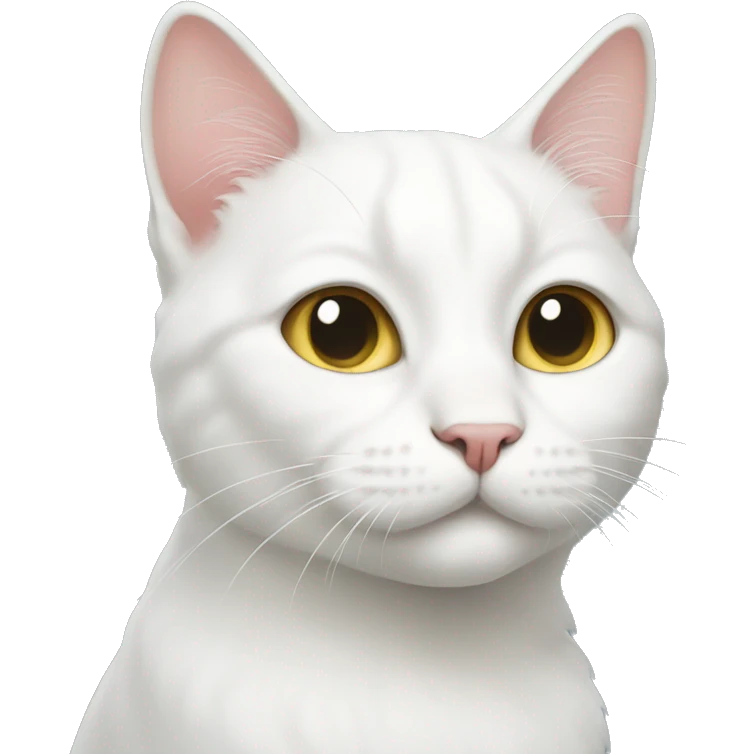 White cat emoji